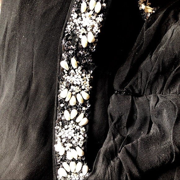 Zara Black Jewelled Strap Jumpsuit - Picture 4 of 7